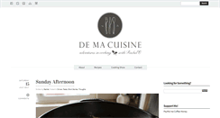 Desktop Screenshot of de-ma-cuisine.com