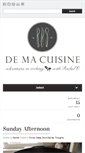 Mobile Screenshot of de-ma-cuisine.com